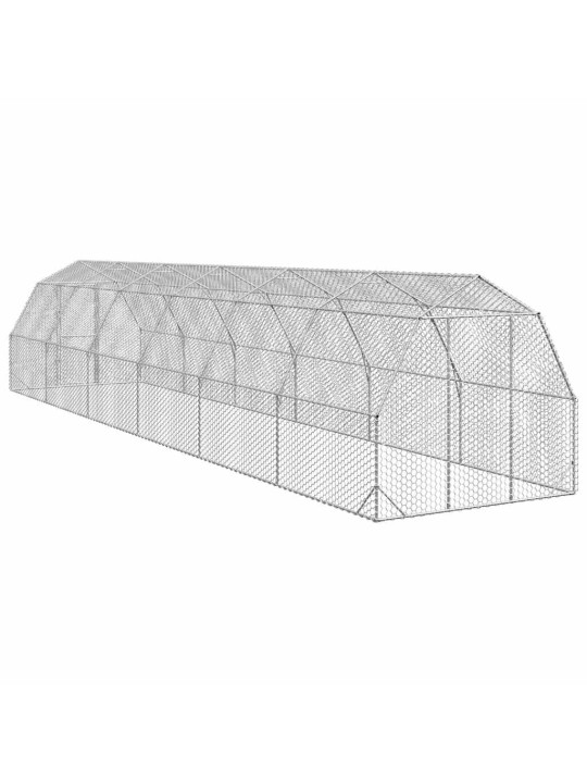 Kana jooks 2,5x12x2,25 m tsingitud teras