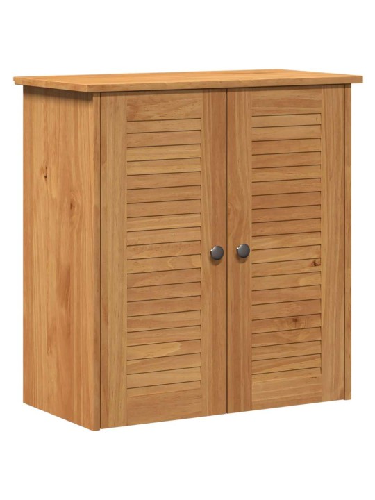 Vannitoa mööblikomplekt riiuliga 2 tk pruun 67.5 x 34 x 80 cm