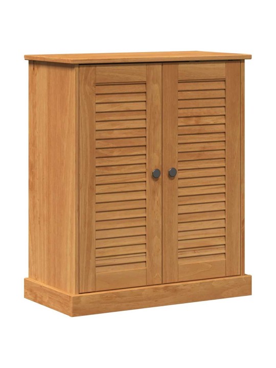 Vannitoa mööblikomplekt riiuliga 2 tk pruun 67.5 x 34 x 80 cm