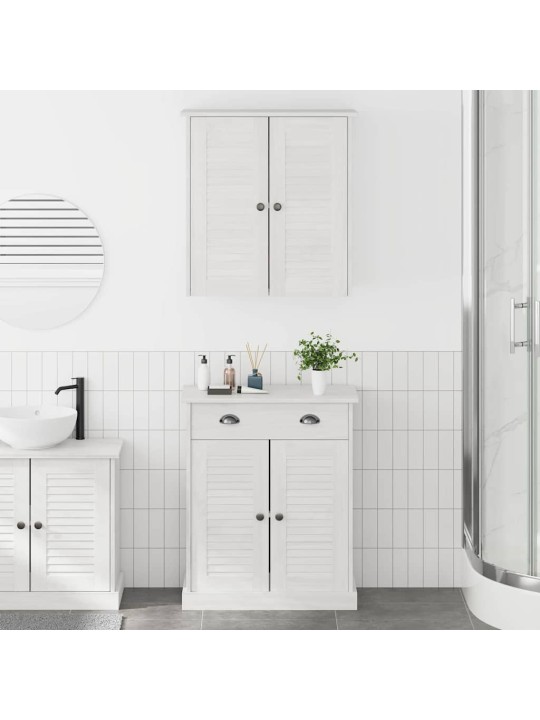 Vannitoa mööblikomplekt sahtliga 2 tk pruun 67.5 x 34 x 80 cm