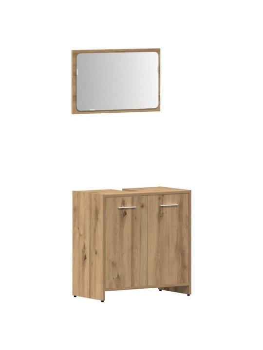 4-OSALINE VANNITOA MÖÖBLIKOMPLEKT, KUNSTTAMM, TEHISPUIT