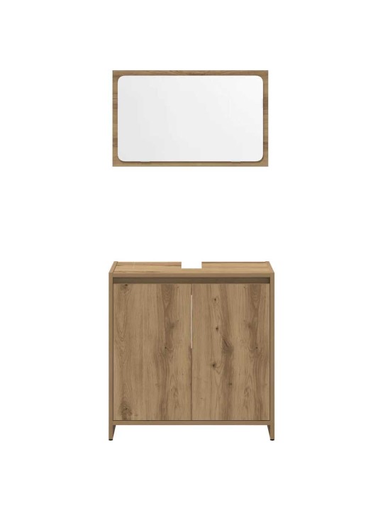 4-osaline vannitoa mööblikomplekt, kunsttamm, tehispuit