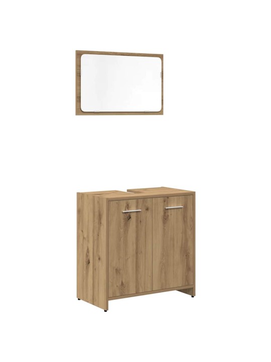 3-OSALINE VANNITOA MÖÖBLIKOMPLEKT, KUNSTTAMM, TEHISPUIT