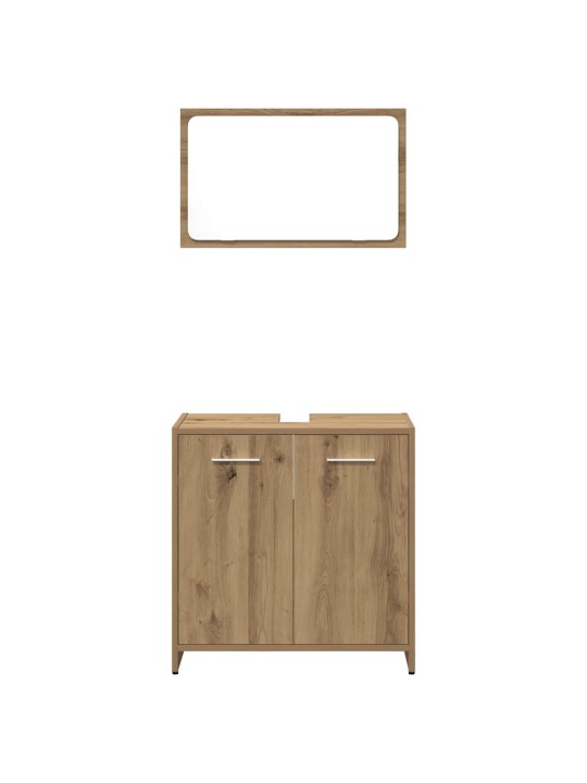 3-OSALINE VANNITOA MÖÖBLIKOMPLEKT, KUNSTTAMM, TEHISPUIT