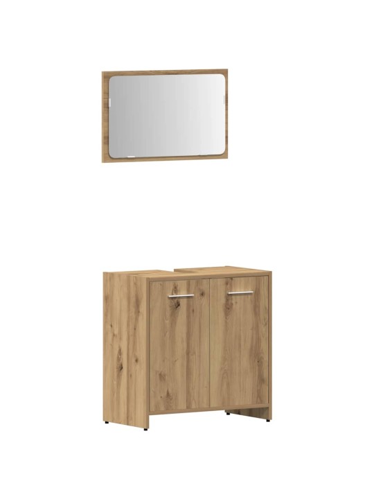 3-OSALINE VANNITOA MÖÖBLIKOMPLEKT, KUNSTTAMM, TEHISPUIT