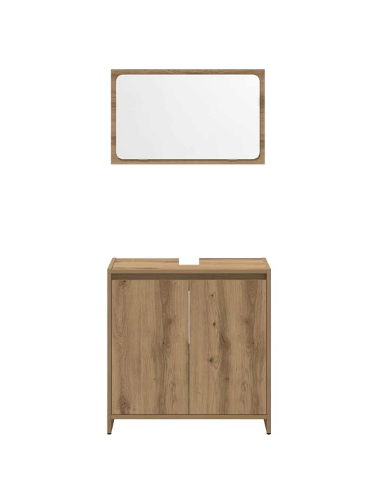3-OSALINE VANNITOA MÖÖBLIKOMPLEKT, KUNSTTAMM, TEHISPUIT