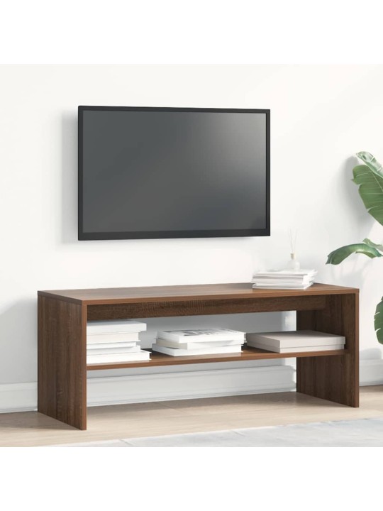 TELERIKAPP, PRUUN TAMM, 100 X 40 X 40 CM, TEHISPUIT