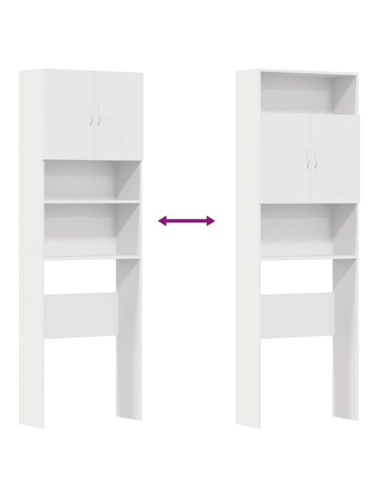 PESUMASINA KAPP VALGE 64X24X190 CM ENGINEERED WOOD