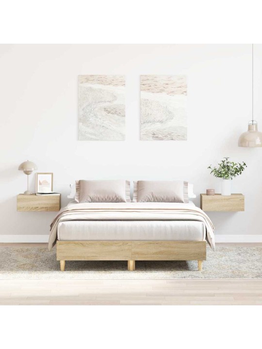 VOODIRAAM ILMA MADRATSITA, SONOMA TAMM 120X200 CM, TEHISPUIT