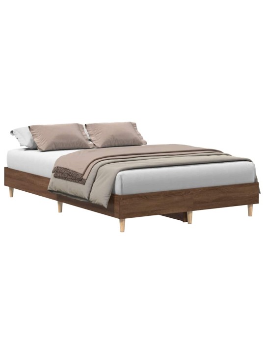 VOODIRAAM ILMA MADRATSITA, PRUUN TAMM 120X200 CM, TEHISPUIT
