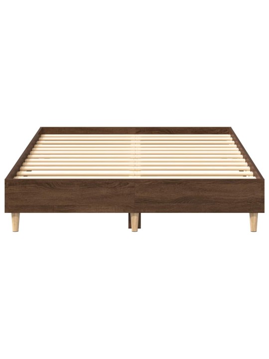 VOODIRAAM ILMA MADRATSITA, PRUUN TAMM 120X200 CM, TEHISPUIT