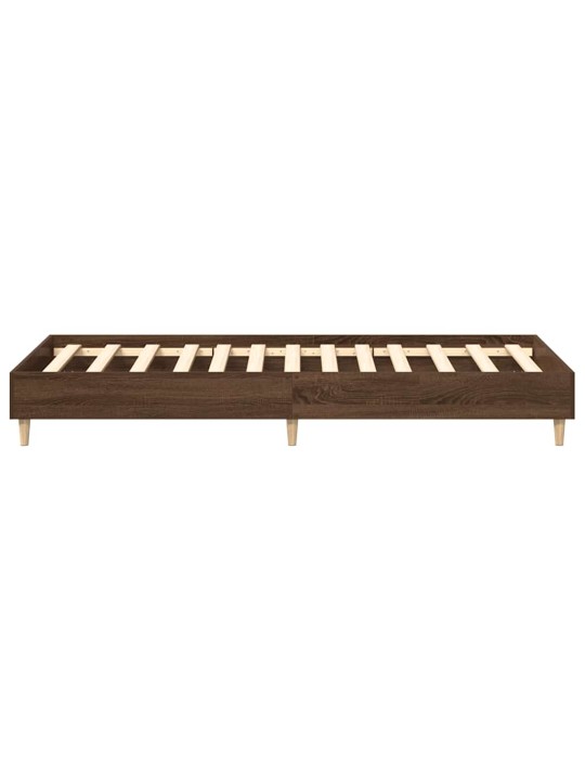 VOODIRAAM ILMA MADRATSITA, PRUUN TAMM 100X200 CM, TEHISPUIT