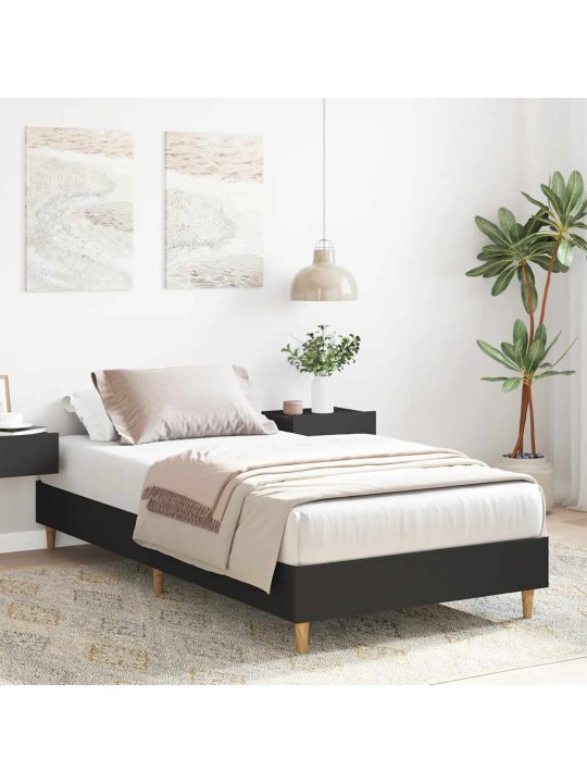 VOODIRAAM ILMA MADRATSITA, MUST, 90 X 200 CM, TEHISPUIT