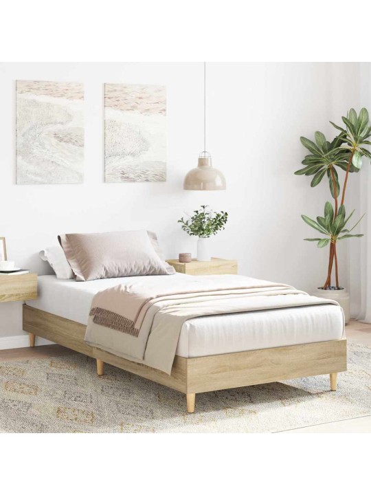 VOODIRAAM ILMA MADRATSITA, SONOMA TAMM 90X200 CM, TEHISPUIT