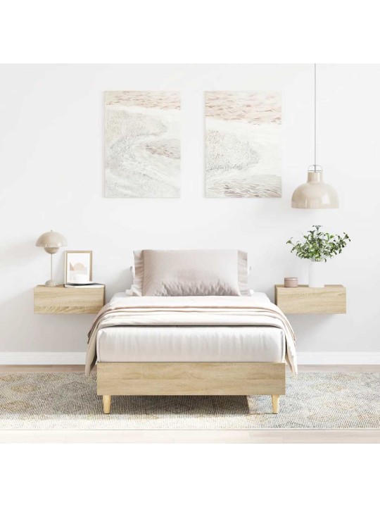 VOODIRAAM ILMA MADRATSITA, SONOMA TAMM 90X200 CM, TEHISPUIT