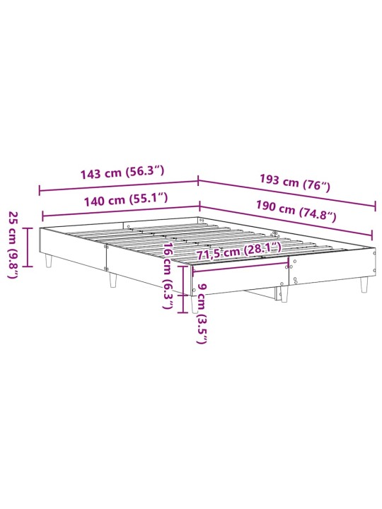 VOODIRAAM ILMA MADRATSITA, HALL SONOMA TAMM, 140 X 190 CM