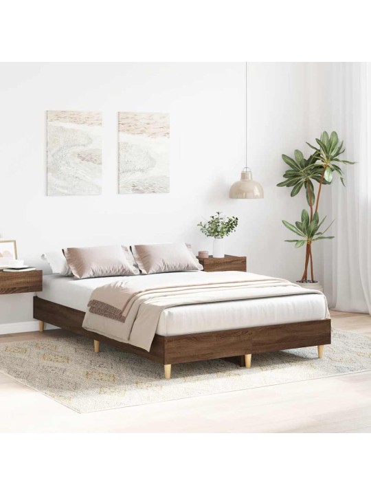VOODIRAAM ILMA MADRATSITA, PRUUN TAMM, 135 X 190 CM, TEHISPUIT