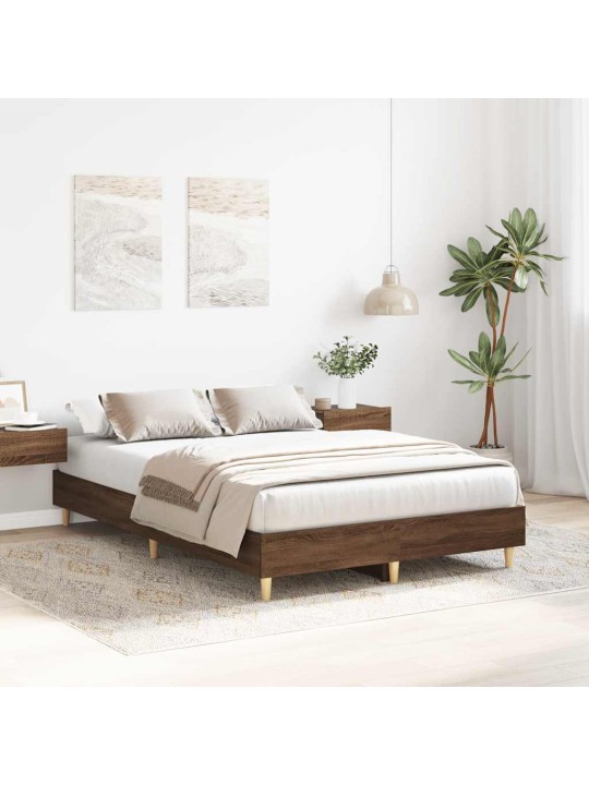 VOODIRAAM ILMA MADRATSITA, PRUUN TAMM 120X190 CM, TEHISPUIT