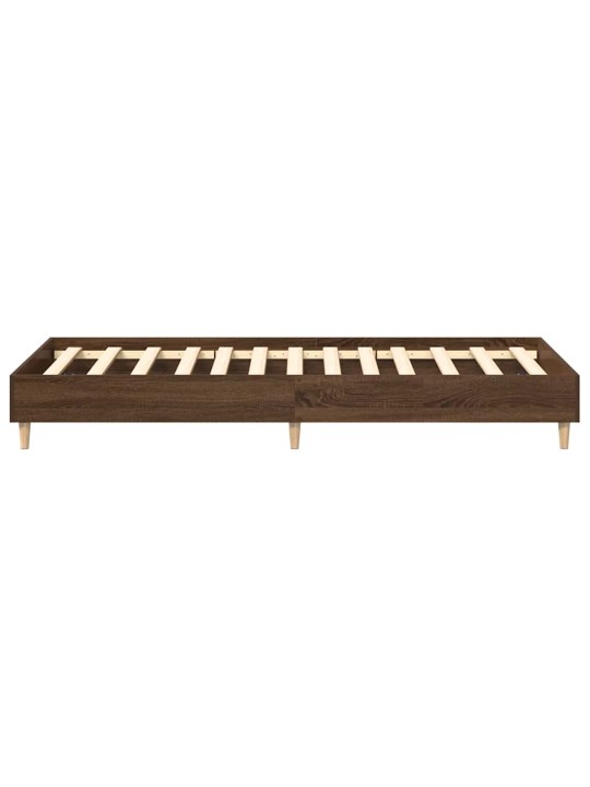 VOODIRAAM ILMA MADRATSITA, PRUUN TAMM 90X190 CM, TEHISPUIT