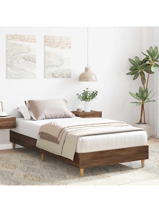 VOODIRAAM ILMA MADRATSITA, PRUUN TAMM 75X190 CM, TEHISPUIT