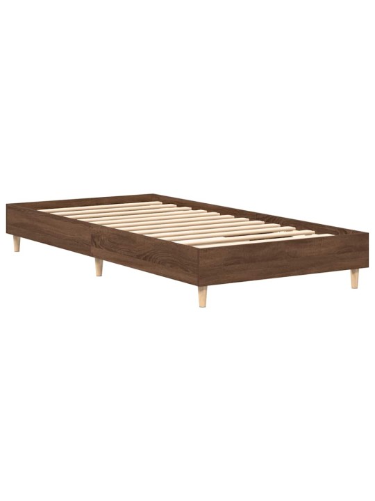 VOODIRAAM ILMA MADRATSITA, PRUUN TAMM 75X190 CM, TEHISPUIT