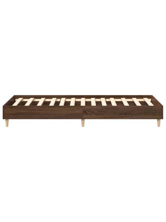 VOODIRAAM ILMA MADRATSITA, PRUUN TAMM 75X190 CM, TEHISPUIT