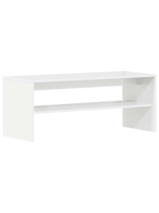 TELERIKAPP, KÕRGLÄIKEGA VALGE, 100 X 40 X 40 CM, PUITLAASTPLAAT
