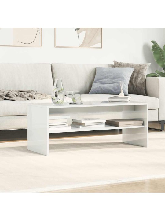 TELERIKAPP, KÕRGLÄIKEGA VALGE, 100 X 40 X 40 CM, PUITLAASTPLAAT
