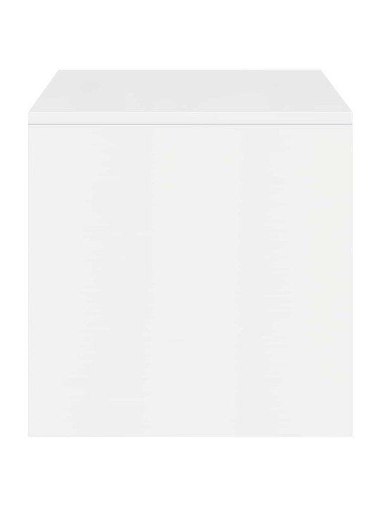 TELERIKAPP, KÕRGLÄIKEGA VALGE, 100 X 40 X 40 CM, PUITLAASTPLAAT