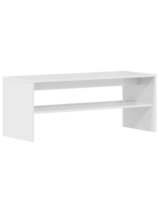 TELERIKAPP, KÕRGLÄIKEGA VALGE, 100 X 40 X 40 CM, PUITLAASTPLAAT