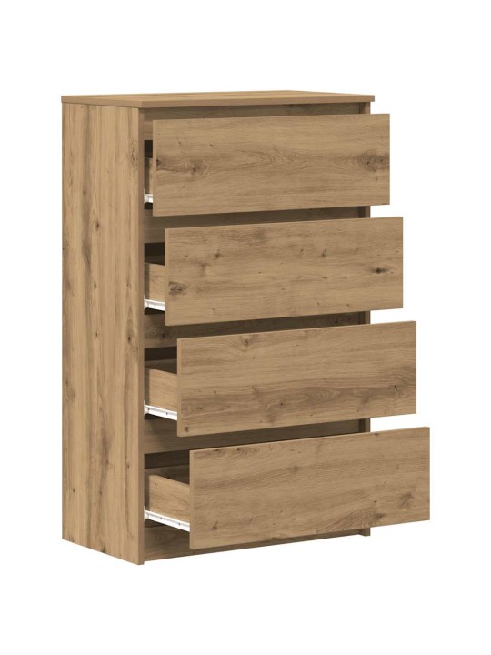 PUHVETKAPP ARTISAN OAK 60X35X98,5 CM ENGINEERED WOOD