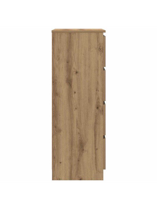 PUHVETKAPP ARTISAN OAK 60X35X98,5 CM ENGINEERED WOOD