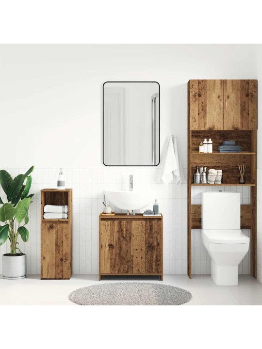 VANNITOA VALAMUKAPP VANA PUIT 60X33X60 CM ENGINEERED WOOD