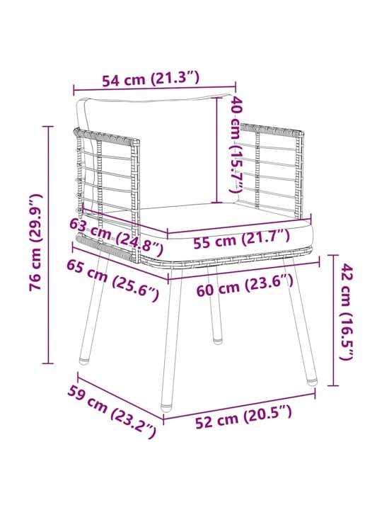 AIATOOLID ISTMEPATJADEGA 2 TK, MUST, POLÜROTANG