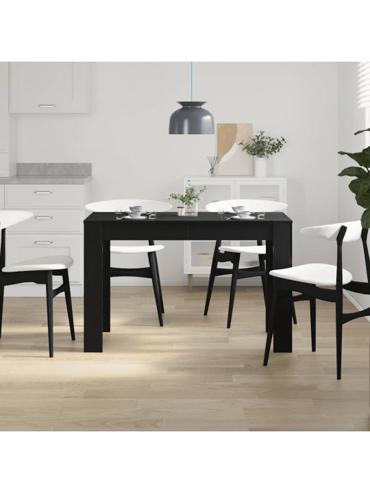 SÖÖGILAUD, MUST TAMM, 120 X 60 X 76 CM, TEHISPUIT
