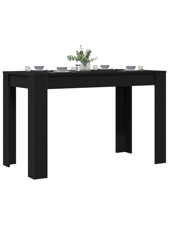 SÖÖGILAUD, MUST TAMM, 120 X 60 X 76 CM, TEHISPUIT