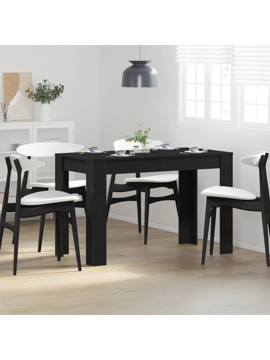 SÖÖGILAUD, MUST TAMM, 120 X 60 X 76 CM, TEHISPUIT