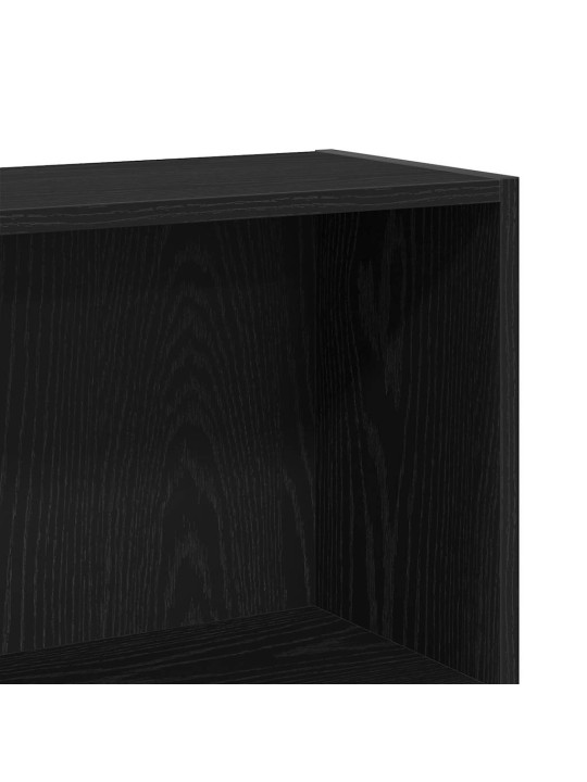4-KORRUSELINE RAAMATURIIUL, MUST TAMM, 80X24X143 CM, TEHISPUIT