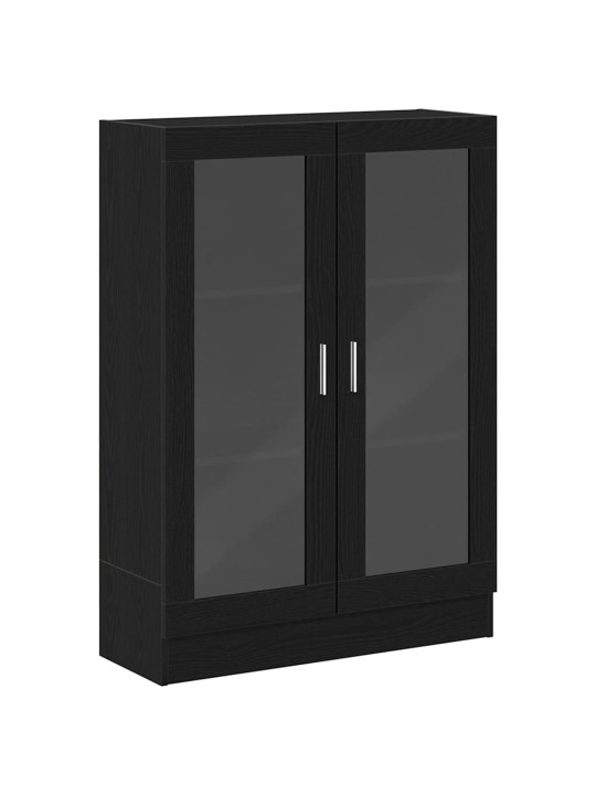 RAAMATUKAPP, MUST TAMM, 82,5 X 30,5 X 115 CM, TEHISPUIT
