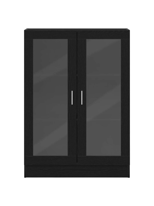 RAAMATUKAPP, MUST TAMM, 82,5 X 30,5 X 115 CM, TEHISPUIT