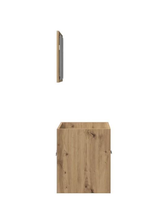 2-OSALINE VANNITOA MÖÖBLIKOMPLEKT, KUNSTTAMM, TEHISPUIT