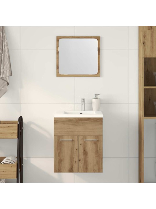 2-OSALINE VANNITOA MÖÖBLIKOMPLEKT, KUNSTTAMM, TEHISPUIT