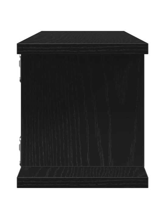 KUUBIKUKUJULISED RIIULID 2 TK MUST TAMM 90X18X20 CM TEHISPUIT