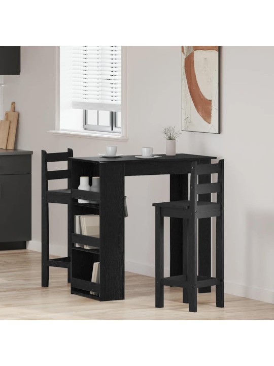 BAARILAUD HOIURIIULIGA MUST TAMM 102X50X103,5 CM