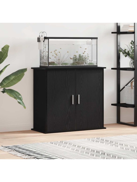 AKVAARIUMI ALUS, MUST TAMM, 81 X 36 X 73 CM, TEHISPUIT