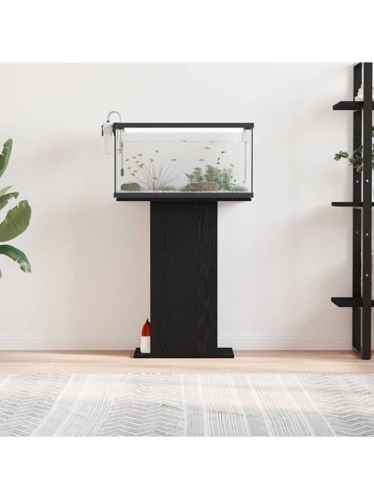 AKVAARIUMI ALUS, MUST TAMM, 60,5X36X72,5 CM, TEHISPUIT