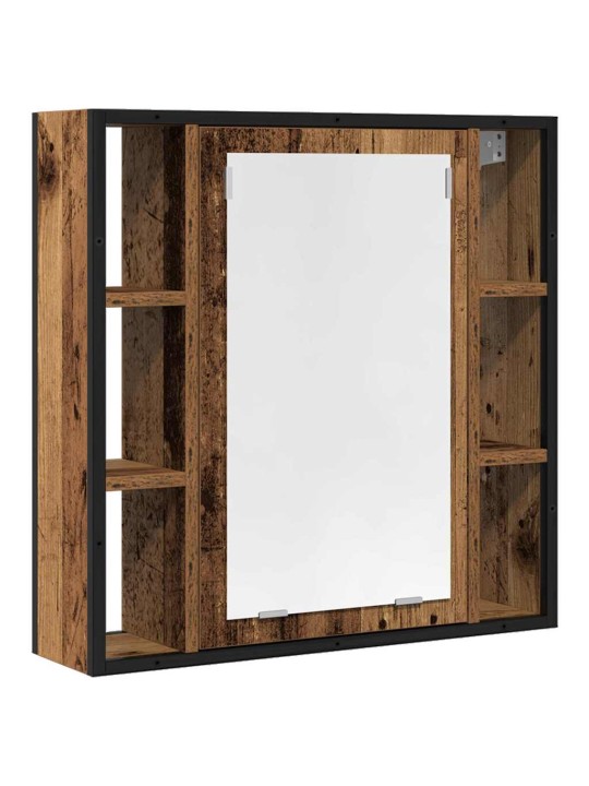 VANNITOA PEEGELKAPP, VANA PUIT, 60 X 16 X 60 CM, TEHISPUIT