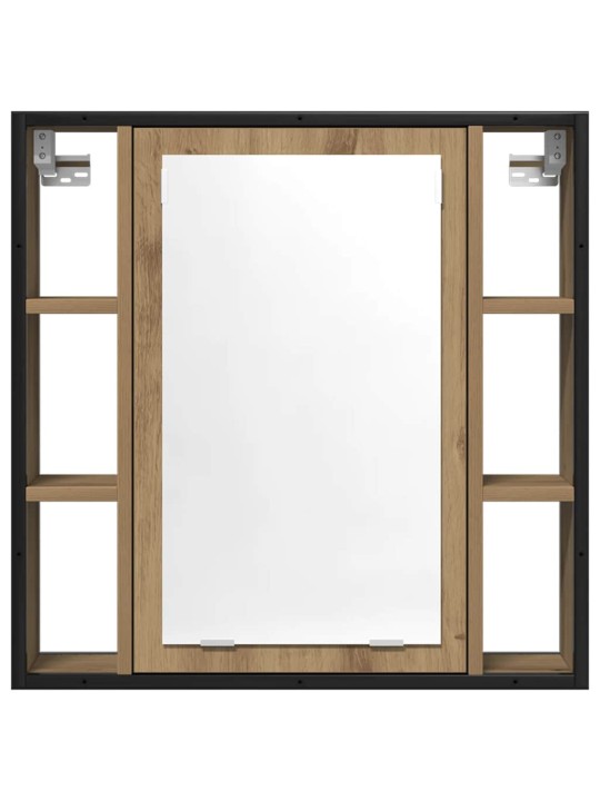 VANNITOA PEEGELKAPP, KÄSITÖÖTAMM, 60 X 16 X 60 CM, TEHISPUIT