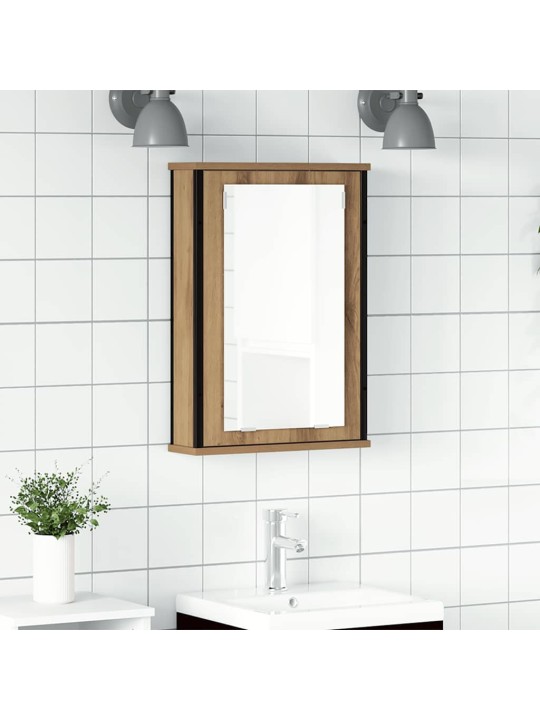 VANNITOA PEEGELKAPP, KÄSITÖÖTAMM, 42X12X60 CM, TEHISPUIT
