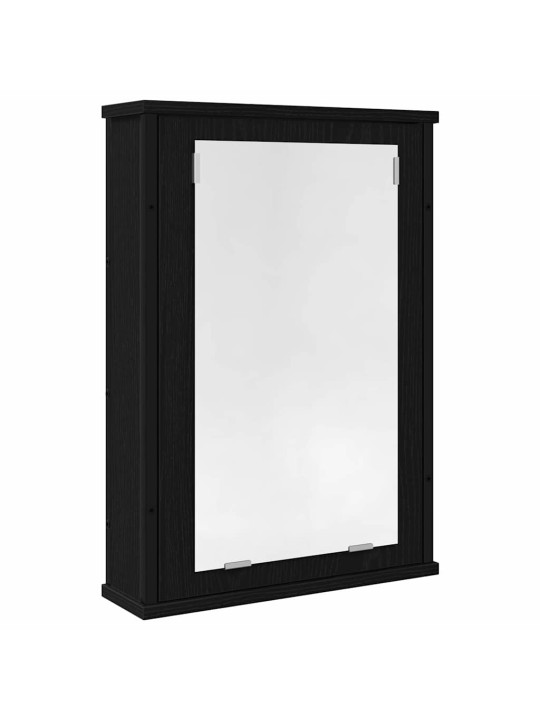 VANNITOA PEEGELKAPP, MUST TAMM, 42 X 12 X 60 CM, TEHISPUIT